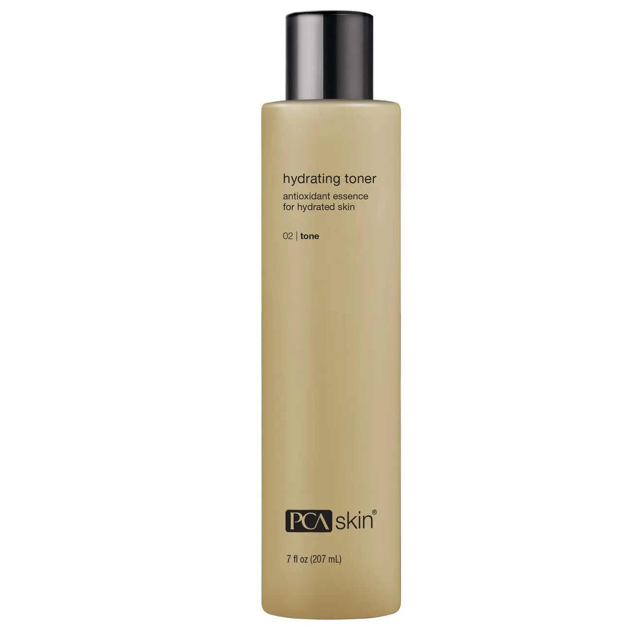 PCA Skin hydrating toner bottle on a white background