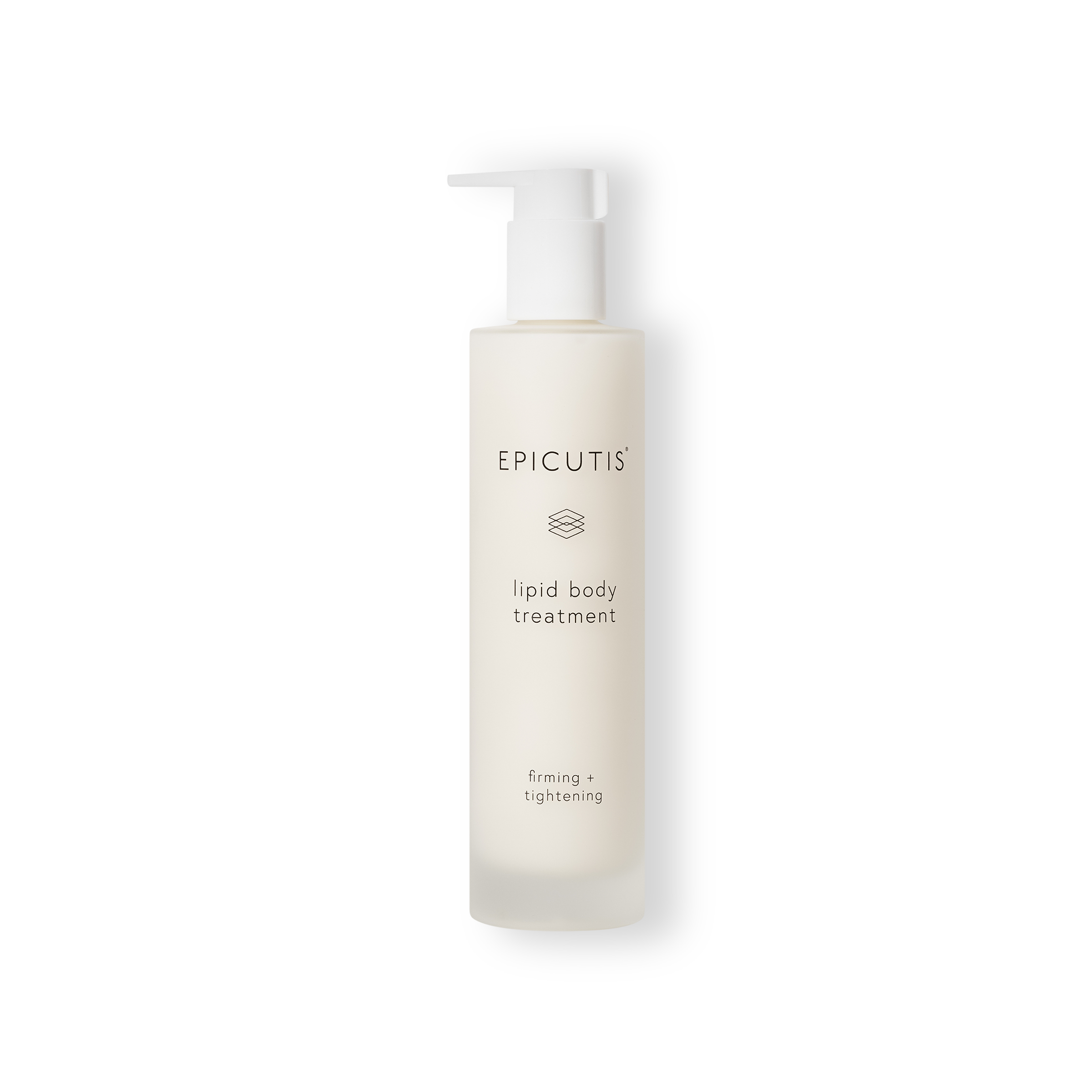 Epicutis lipid body treatment bottle on a white background