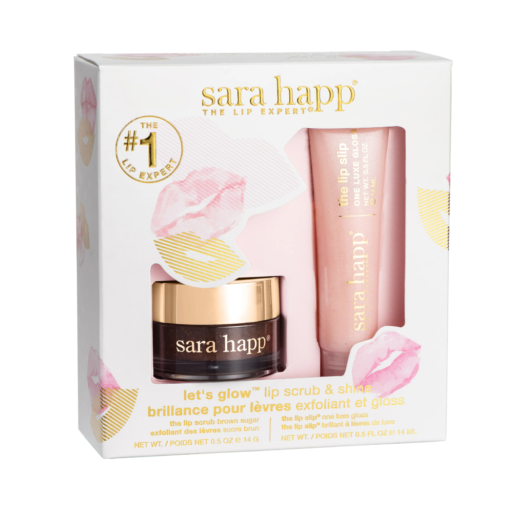 Sara Happ - Let's Glow™ Lip Scrub & Shine Kit