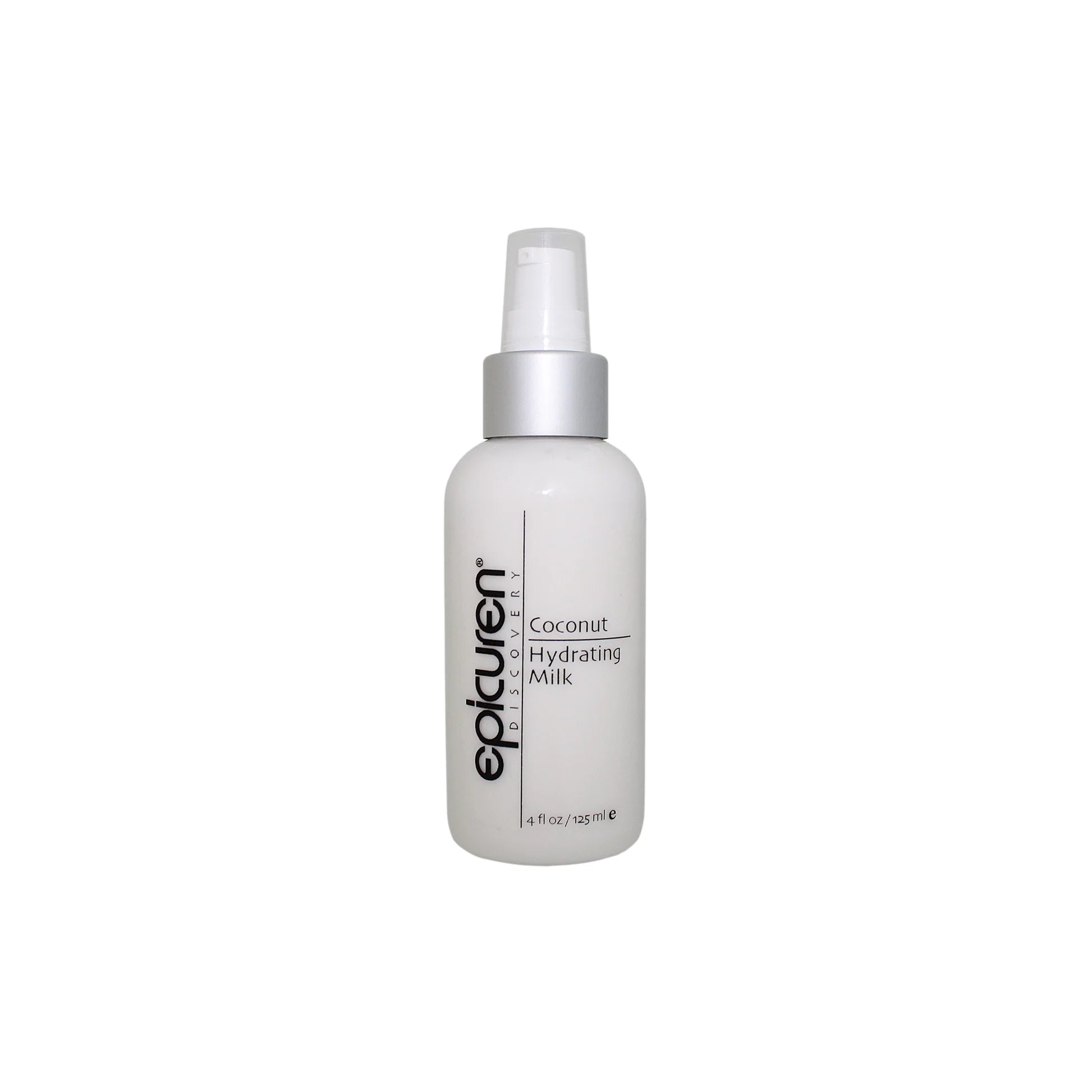 epicuren coconut hydrating milk on a white background
