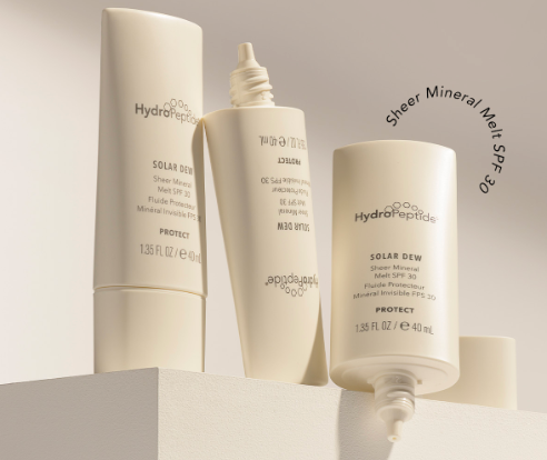 Introducing Solar Dew--The  New 100% Mineral SPF from Hydropeptide
