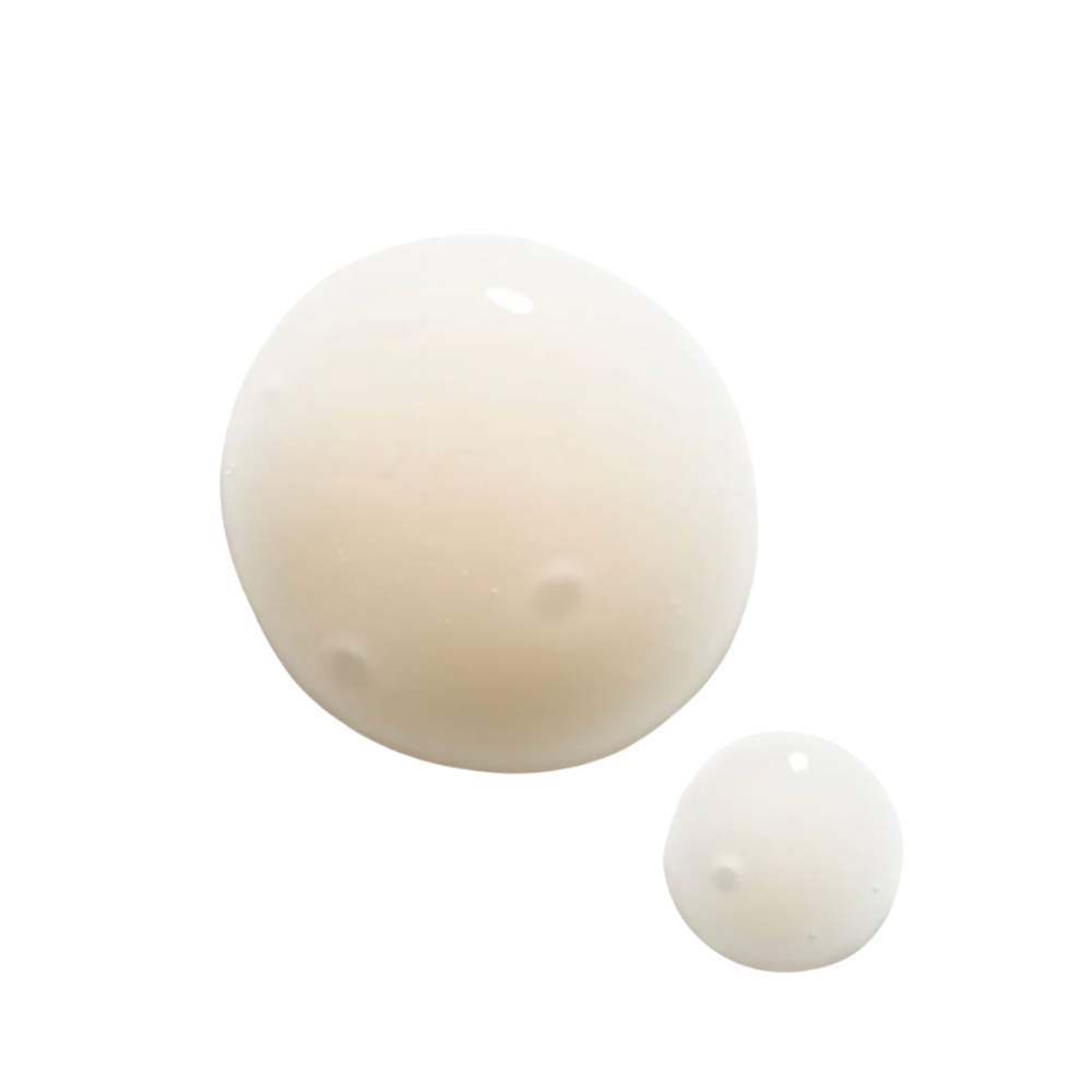 Tw drops of Hydropeptide poer serum on a white bacground. 