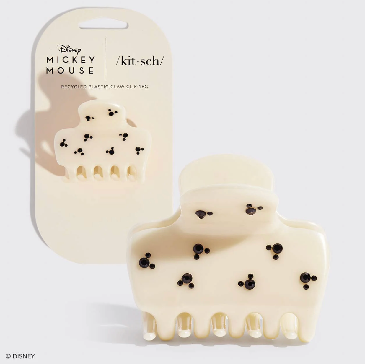 Disney Mickey Mouse claw clip with packaging on a white background