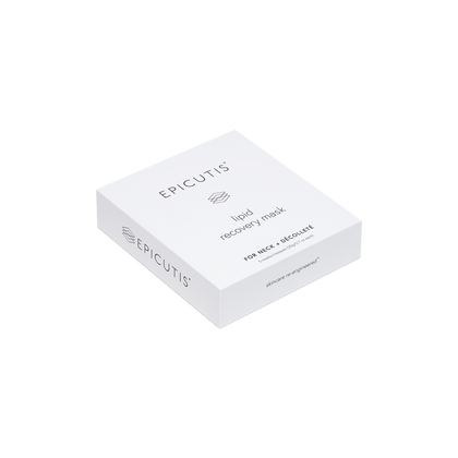 Epicutis liquid recovery mask packaging on a white background