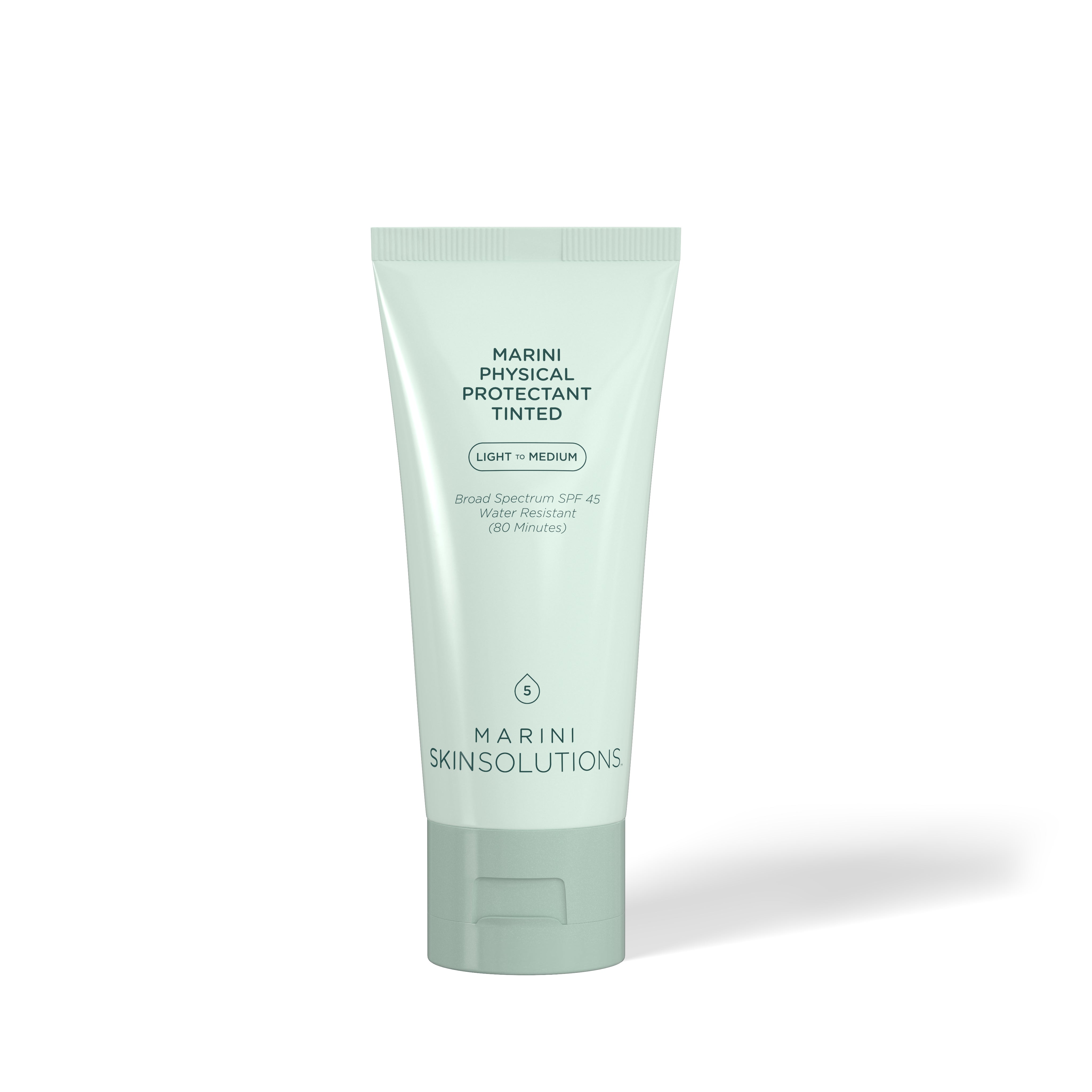 Tube of Marini Physical Protectant Tinted on a white background