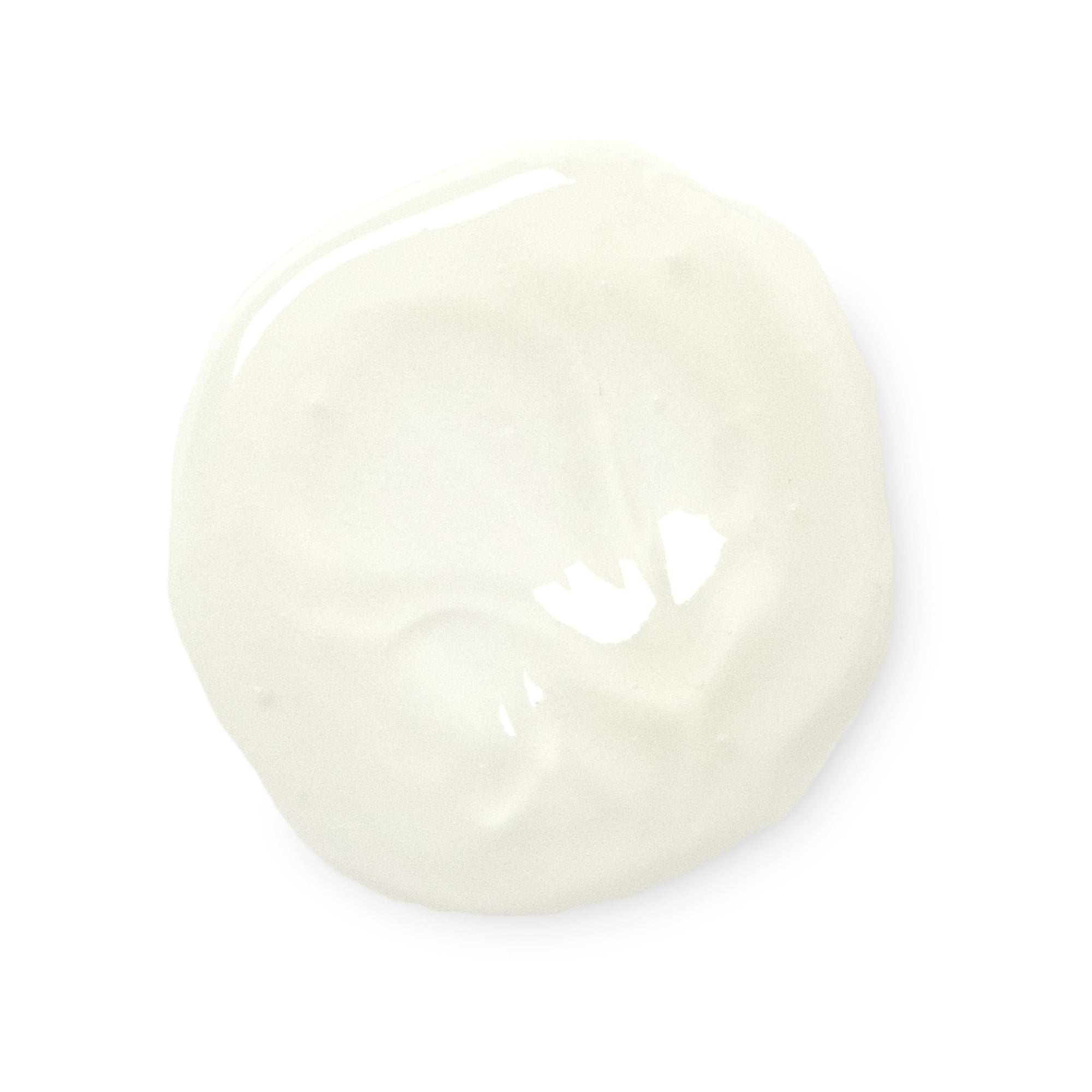 Close up of Marini Luminate Eye Gel texture on a white background