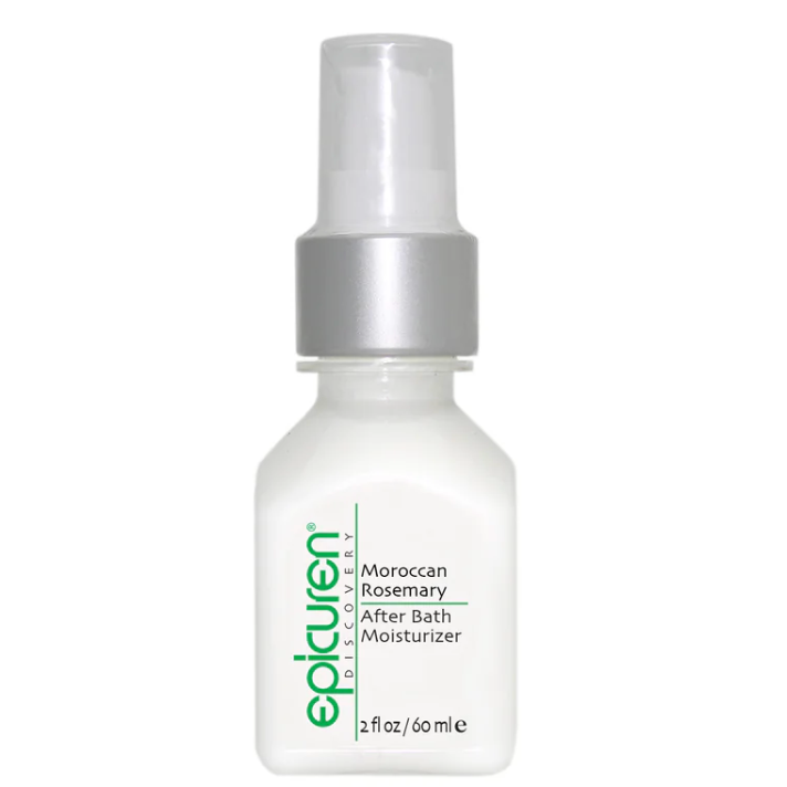 Moroccan Rosemary After Bath Moisturizer 2 oz on white background