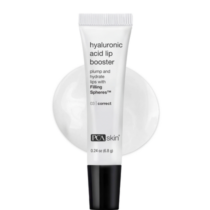 PCA Skin hyaluronic acid lip booster on a white background