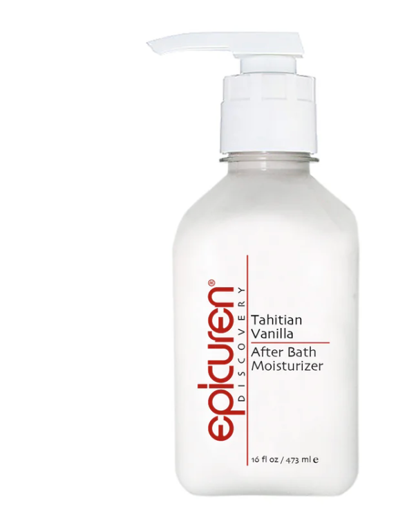 Tahitian Vanilla After Bath Moisturizer 16oz on white background