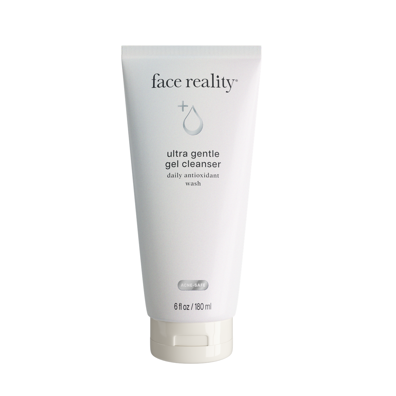 Face Reality Ultra Gentle gel Cleanser daily antioxidant wash on a white background